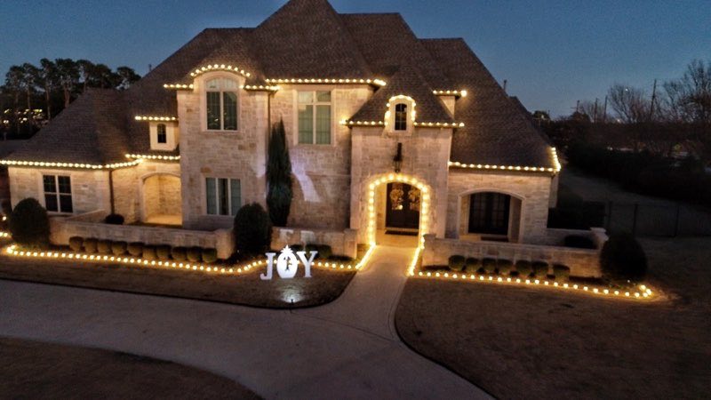 Christmas lights Forney