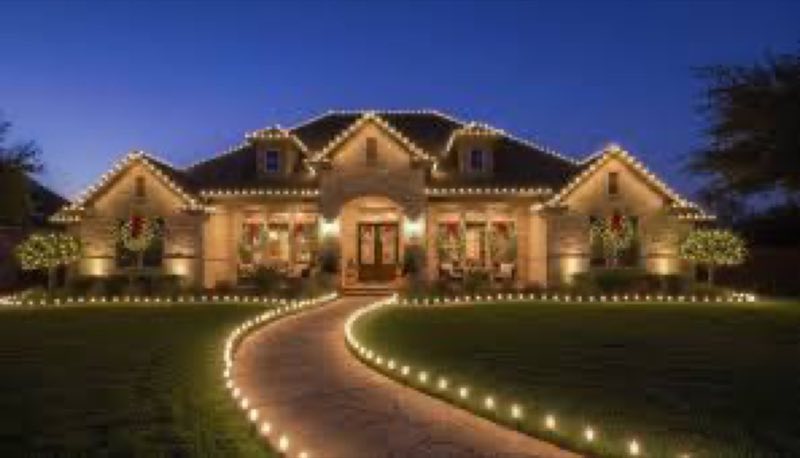 Christmas lights Forney