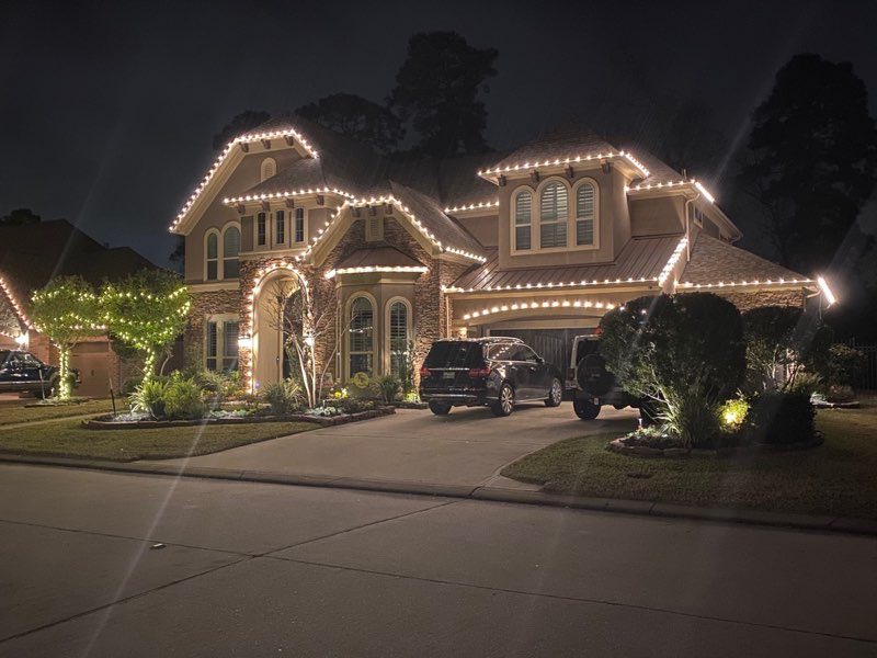 Christmas lights Forney