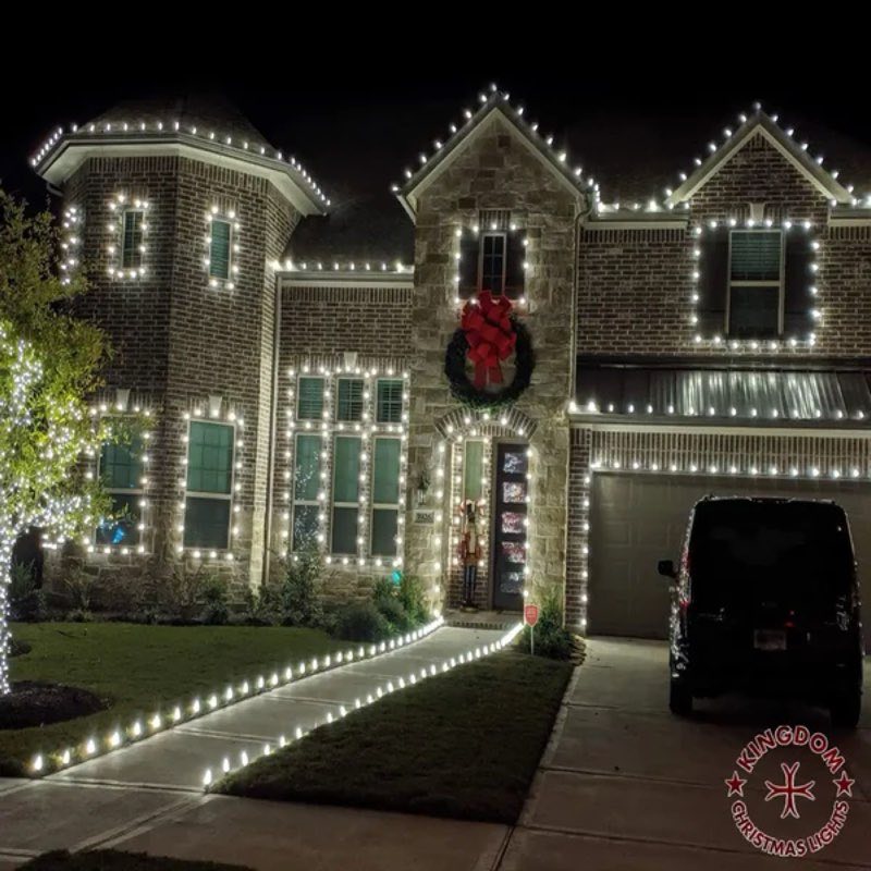 Christmas lights Forney