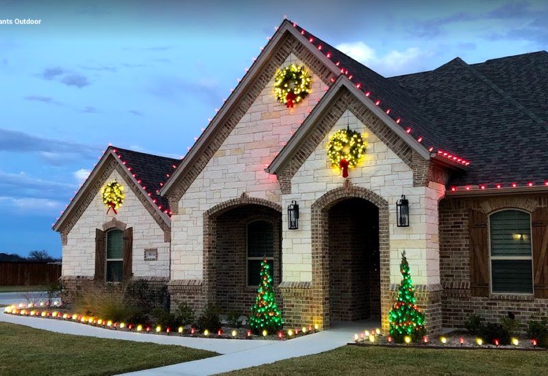 Christmas lights Forney